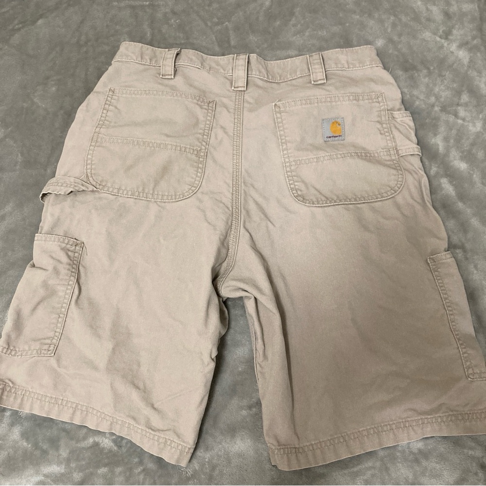 Carhartt Loose Fit Men's Tan Work Cargo Shorts Size 34 - Picture 2 of 16